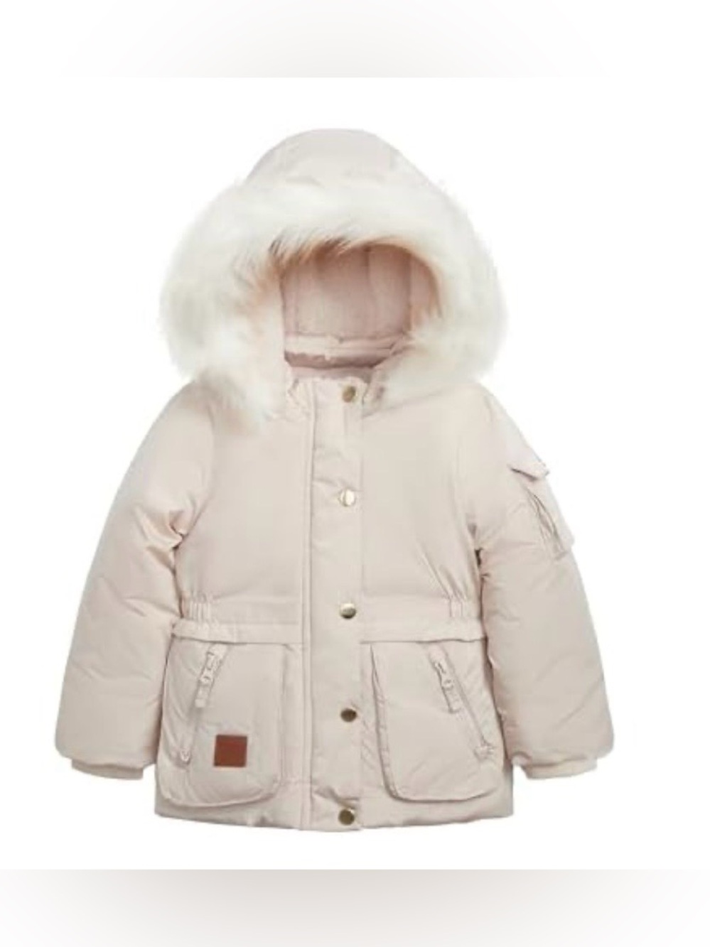NWT - London FOG Toddler Heavyweight Utility Parka Cozy Trim Hood